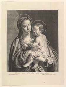 La Vierge a l'enfant. Creator: Jean Morin