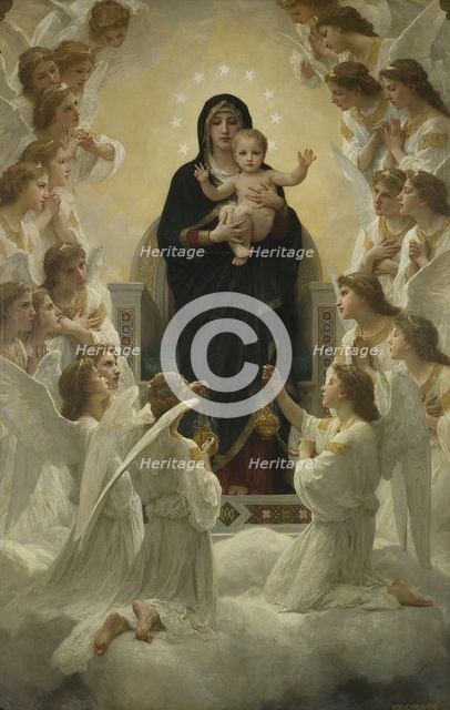 La Vierge aux anges, 1900. Creator: William-Adolphe Bouguereau.