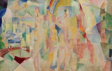 La ville de Paris, Esquisse, 1911-1912. Creator: Delaunay, Robert (1885-1941)