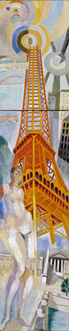 La Ville de Paris, la Femme et la Tour Eiffel, 1925. Creator: Delaunay, Robert (1885-1941)