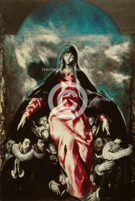 La Virgen de la Caridad (The Madonna of Mercy), ca 1600-1603. Creator: El Greco, Dominico (1541-1614).