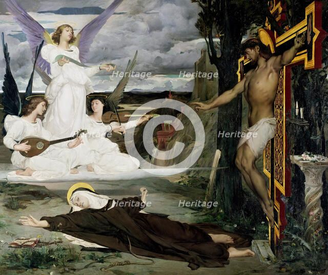 La Vision, 1872. Creator: Merson, Luc-Olivier (1846-1920).