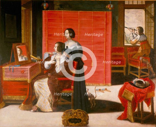 La vue, after 1635. Artist: Bosse, Abraham (1602-1676)