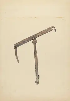 Latch, 1935/1942. Creator: Geoffrey Holt