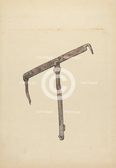 Latch, 1935/1942. Creator: Geoffrey Holt.