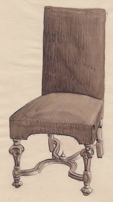 Late 17th century chair (1951). Creator: Shirley Markham