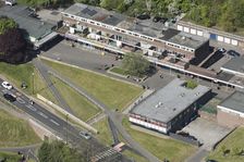 Late 1950s shopping parade and public house, Newfield Green, Sheffield, 2017. Creator: Dave Went