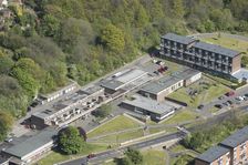 Late 1950s shopping parade and public house, Newfield Green, Sheffield, 2017. Creator: Dave Went
