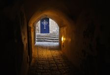Late afternoon, a street in the old town, Jaffa, Israel, 2013. Creator: LTL