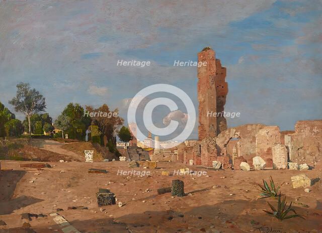 Late afternoon on the Palatine, 1886. Creator: Tina Blau.