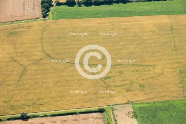 Late medieval farmstead in Lavenham, Suffolk, 2015. Artist: Damian Grady.
