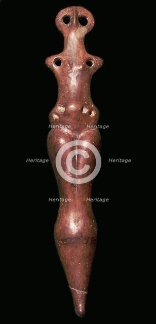 Late Neolithic female figure from Romania, 40th century BC. Artist: Unknown