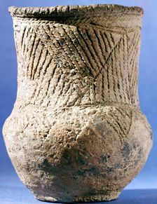 Late Neolithic/early Bronze Age ceramic beaker, European, c4000 BC