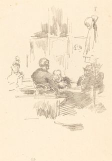 Late Picquet, 1894. Creator: James Abbott McNeill Whistler