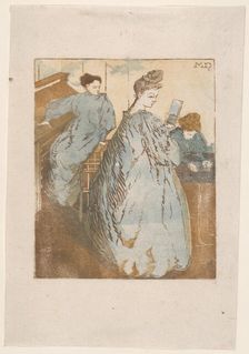 L'Atelier de composition typographique, ca. 1895. Creator: Maurice Delcourt