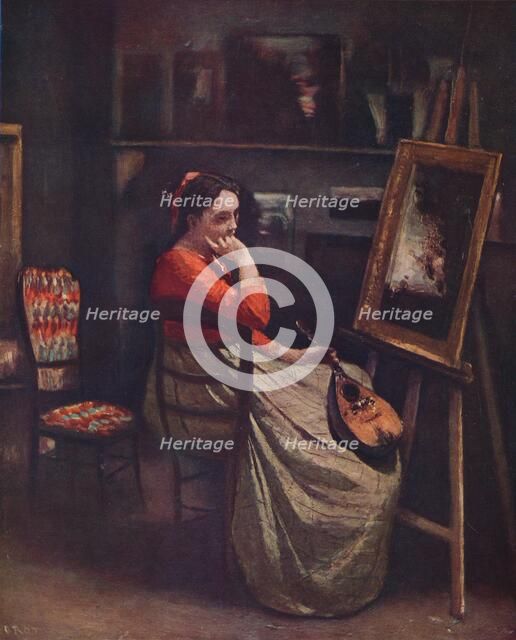 'L'atelier de Corot', c1865, (1939). Artist: Jean-Baptiste-Camille Corot.