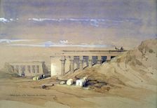 Lateral View of the Temple called Typhonaeum at Dendera Egypt, 19th century. Artist: David Roberts