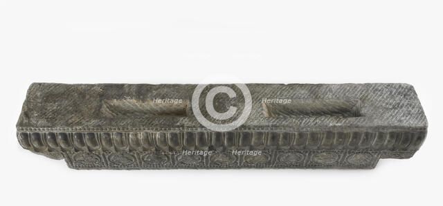 Lateral stretcher from the base of a funerary couch..., Period of Division, Northern Qi dynasty, 550 Creator: Unknown.