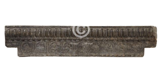 Lateral stretcher from the base of a funerary couch..., Period of Division, Northern Qi dynasty, 550 Creator: Unknown.