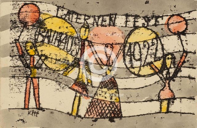 Laternenfest Bauhaus 1922, 1922. Creator: Klee, Paul (1879-1940).