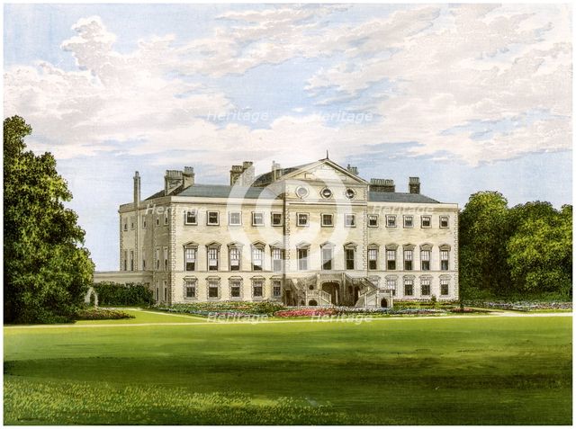Lathom House, Lancashire, home of Lord Skelmersdale, c1880. Artist: Unknown