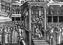 Latimar Preaching Before King Edward VI c1550, (c1902-1905)