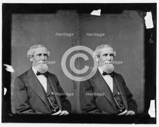 Latimer W. Ballou of Rhode Island, 1865-1880. Creator: Unknown.