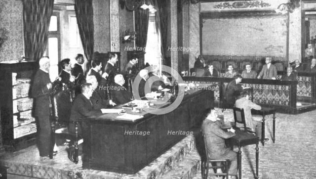 Latin America Against Germany; In Rio de Janeiro: the session of October 26.., 1917. Creator: Unknown.