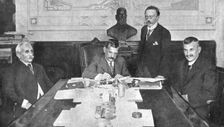 Latin America Against Germany; On the same day, Mr. Wenceslao Braz, President... 1917. Creator: Unknown