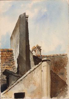 Latin Quarter, Paris, 1880. Creator: Cass Gilbert