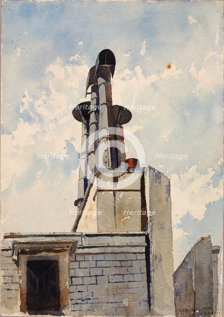 Latin Quarter, Paris, 1880. Creator: Cass Gilbert.