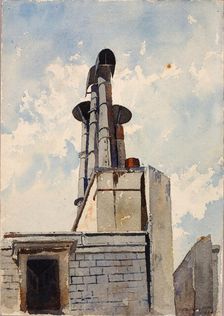 Latin Quarter, Paris, 1880. Creator: Cass Gilbert