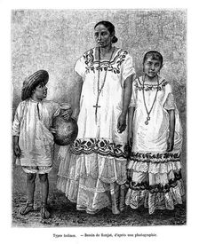 Latino types 19th century. Artist: E Ronjat
