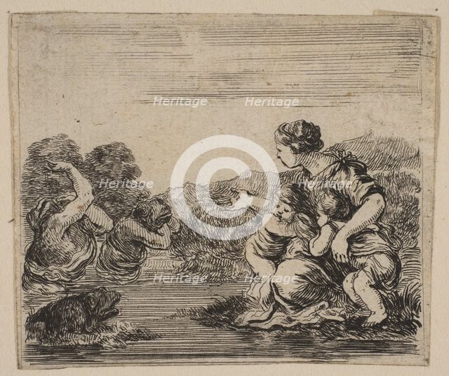 Latona, from 'Game of Mythology' (Jeu de la Mythologie), 1644. Creator: Stefano della Bella.
