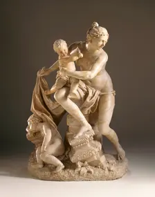 Latona with Her Children Apollo and Diana, c.1742. Creator: Lazar Widmann