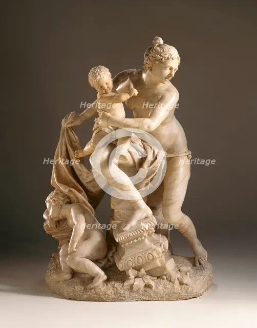 Latona with Her Children Apollo and Diana, c.1742. Creator: Lazar Widmann.