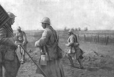 L'attaque du 4 septembre entre Chilly et Chaulnes; 2 h. 25. --L'attaque a atteint..., 1916. Creator: Unknown