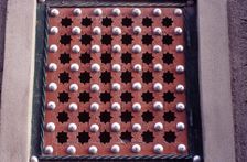 Lattice window, Djenné, Mali, 1989. Creator: Amanda Waite