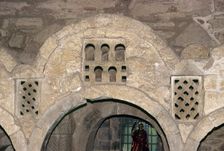 Latticework, Church of Santa Cristina de Lena, Pola de Lena, Asturias, Spain, 9th century, (2008). Creator: LTL