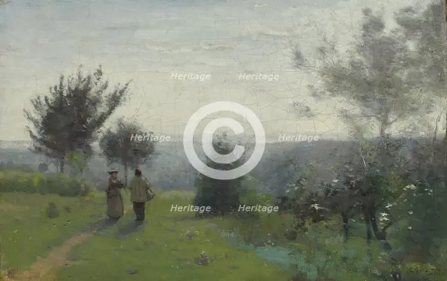L'aube printanière. Artist: Corot, Jean-Baptiste Camille (1796-1875)