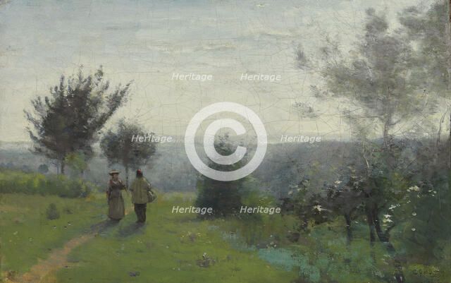 L'aube printanière. Artist: Corot, Jean-Baptiste Camille (1796-1875)