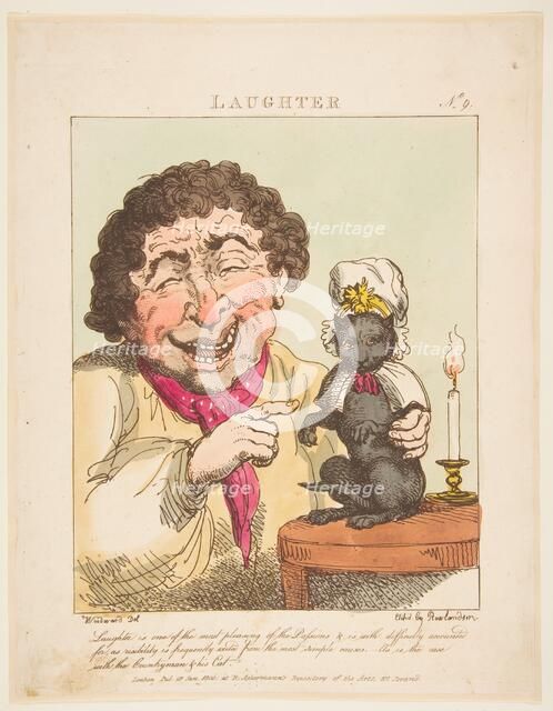 Laughter, January 21, 1800. Creator: Thomas Rowlandson.