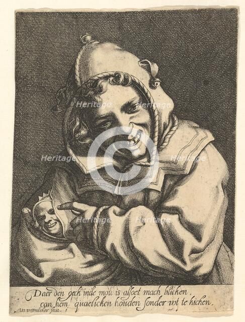 Laughing Fool, ca. 1612. Creator: Werner Jacobsz. van den Valckert.