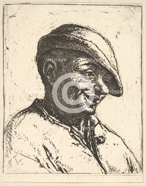 Laughing Peasant, 1610-85. Creator: Adriaen van Ostade.