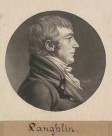 Laughlin, 1806. Creator: Charles Balthazar Julien Févret de Saint-Mémin