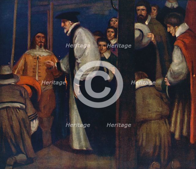 'Laud entering the Barge at Lambeth to go to the Tower', 1912. Artist: Unknown.