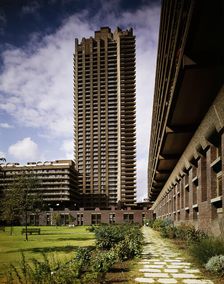 Lauderdale Tower, Barbican, City and County of the City of London, GLA, 28/09/1977. Creator: John Laing plc
