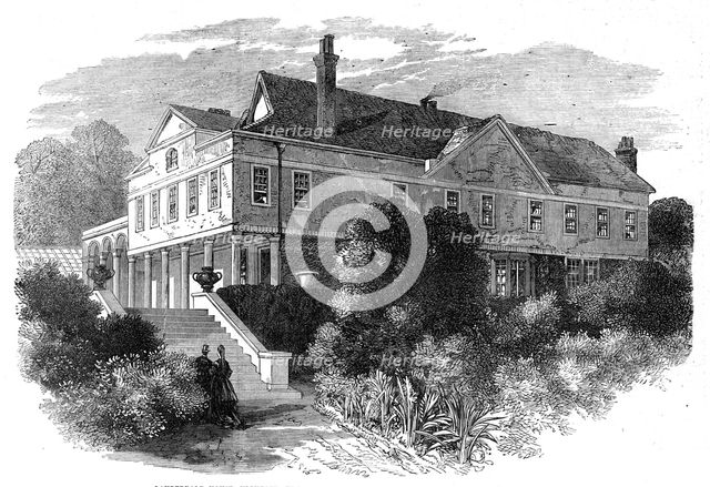 Lauderdale House, High Gate, the new convalescent home of St. Bartholomew's Hospital, 1872. Creator: Unknown.
