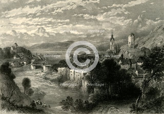 'Laufenburg', c1872. Creator: E I Roberts.