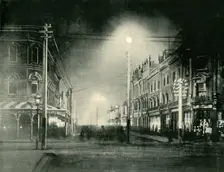 Launceston By Night (Brisbane Street) 1901. Creator: Unknown